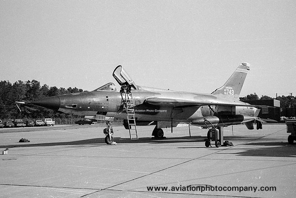 USAF Virginia ANG 149 TFS Republic F-105D Thunderchief 59-1743