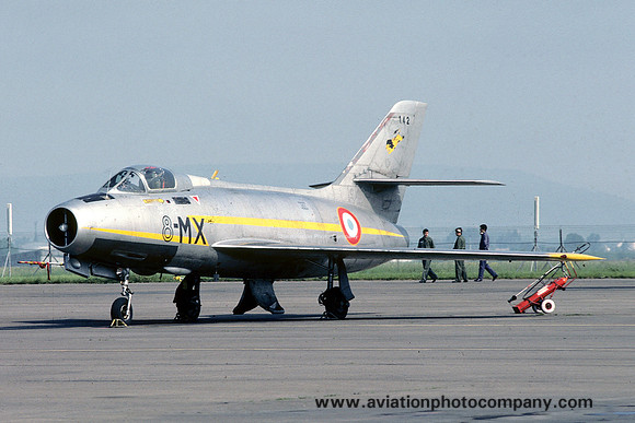 French Air Force EC1/8 Dassault Mystere 4A 142/8-MX (1980)
