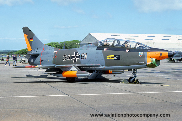 German Air Force JBG49 FIAT G-91T 34+61 (1980)