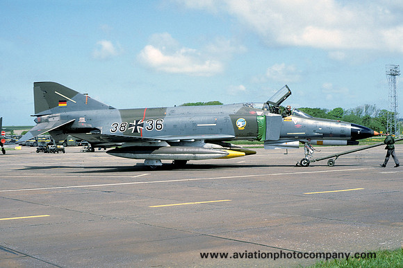 German Air Force JG74 McDonnell F-4F Phantom 38+36 (1980)