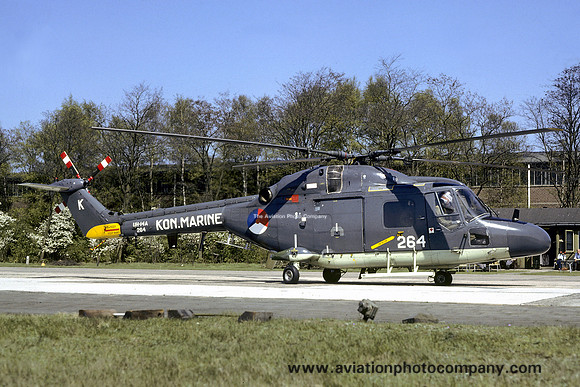 Dutch Navy 7 Squadron Westland UH-14A Lynx 264/K (1981)