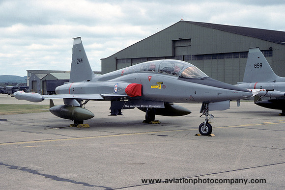 Norwegian Air Force 718 Skv Northrop F-5B Freedom Fighter 244 (1980)