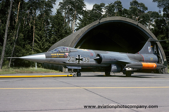 German Air Force JBG31 Lockheed F-104G Starfighter 20+39 (1980)