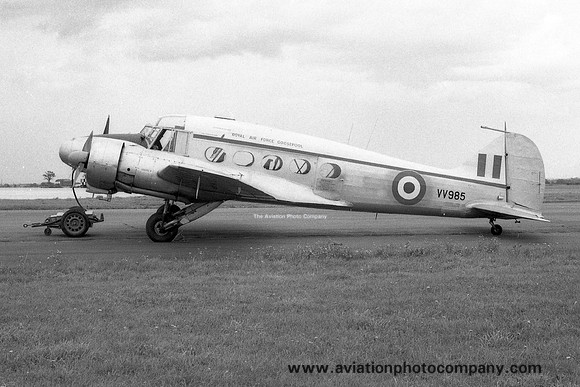 RAF Goosepool Station Flight Avro Anson C.19 VV985