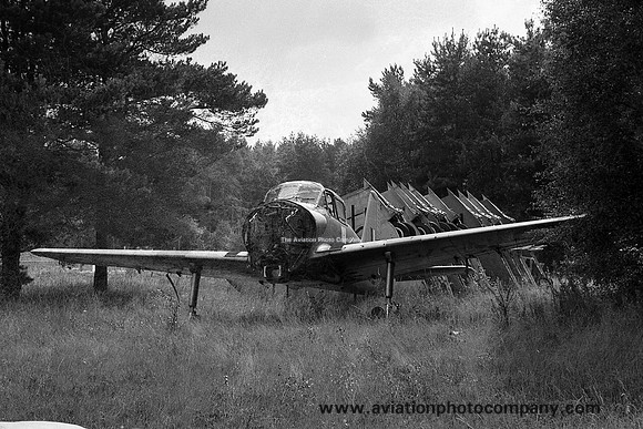 RAF Percival Provost T.1 W577 at Farnborough (1961)
