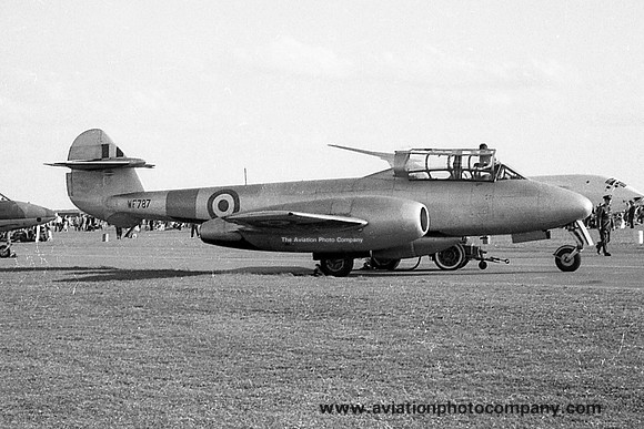 RAF Coltishall Station Flight Gloster Meteor T.7 WF787 (1961)