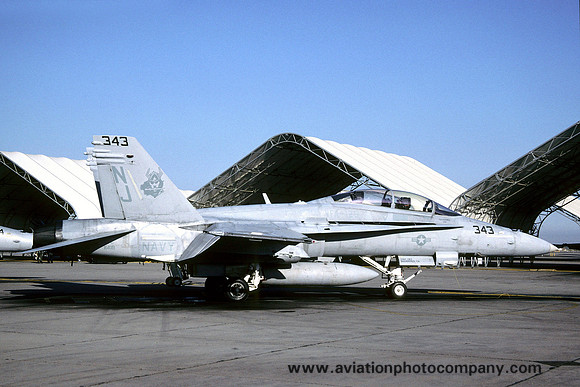 US Navy VFA-125 McDonnell Douglas F/A-18D Hornet 164019/NJ-343 (2005)