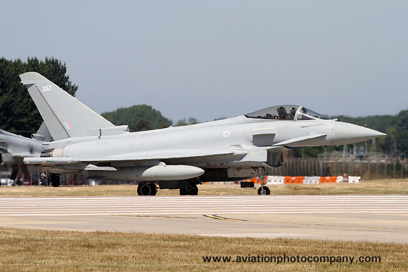 RAF BAE Typhoon FR.4 ZK357/357 at RAF Coningsby (2018)
