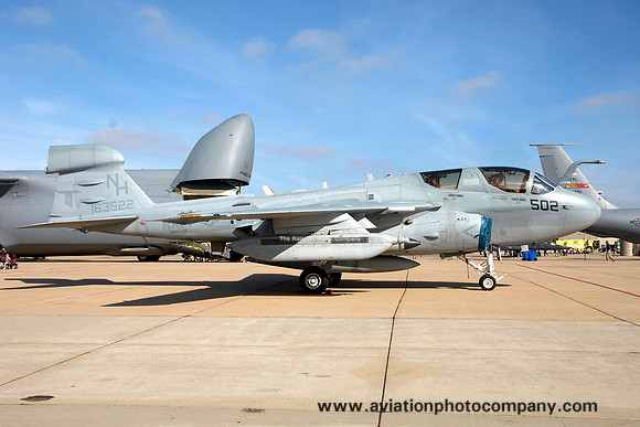 US Navy VAQ-135 Grumman EA-6B Prowler 163522/NH-502 at MCAS Miramar (2008)