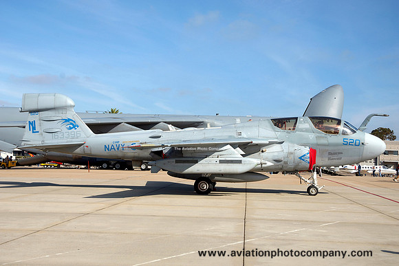 US Navy VAQ-142 Grumman EA-6B Prowler 163396/NL-520 at MCAS Miramar (2008)