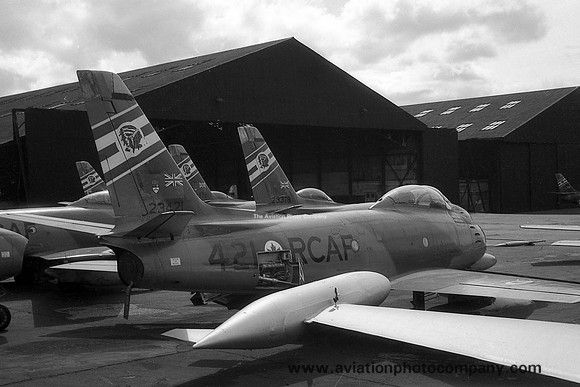 Canadian Air Force 421 Squadron Canadair Sabre 23421 at Prestwick
