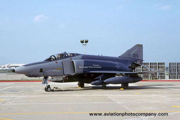USAF Idaho ANG 190 TRS McDonnell RF-4C Phantom 65-0874 (1991)
