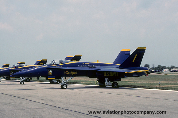 US Navy Blue Angels McDonnell Douglas F/A-18A Hornet 161973/1 (1991)