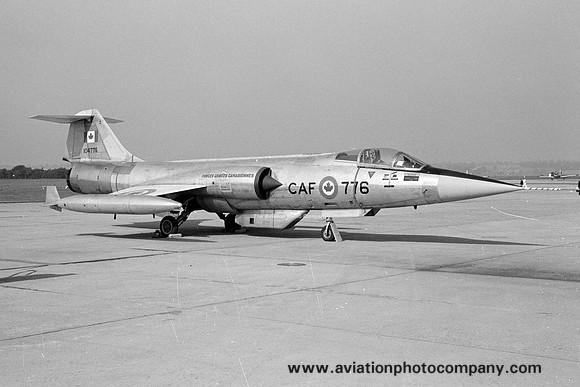 Canadian Air Force 1 CAG Canadair CF-104 Starfighter 104776 (1970)