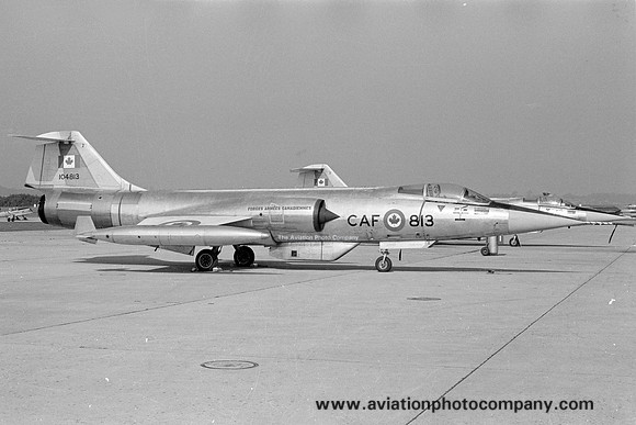 Canadian Air Force 1 CAG Canadair CF-104 Starfighter 104813 (1970)