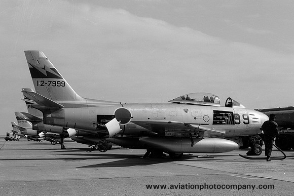 JASDF 6 Hikotai North American F-86F Sabre 12-7999 (1973)