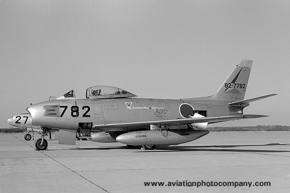 JASDF HQ Squadron North American F-86F Sabre 82-7782 (1973)