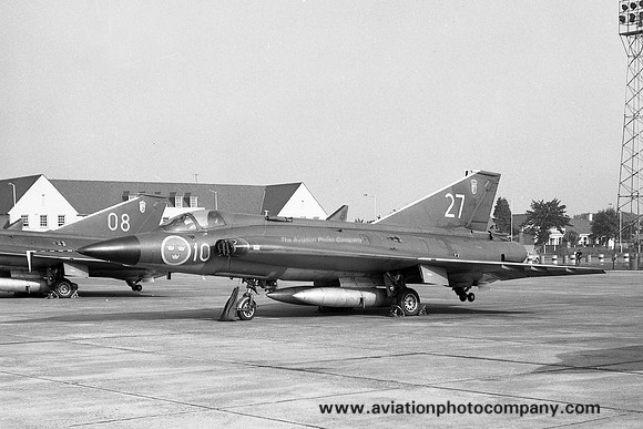 Swedish Air Force F10 SAAB Draken J-35F 35466/27 (1972)
