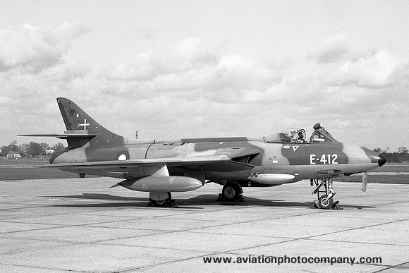 Danish Air Force Esk 724 Hawker Hunter F.51 E-412 (1968)
