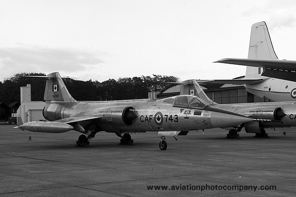 Canadian Air Force 1 CAG 442 Squadron Canadair CF-104 Starfighter 104743 (1969)
