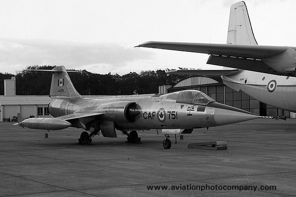 Canadian Air Force 1 CAG 442 Squadron Canadair CF-104 Starfighter 104751 (1969)
