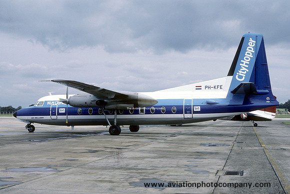 NLM Cityhopper Fokker F-27-600 Friendship PH-KFE (1987)