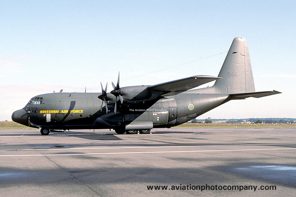 Swedish Air Force F7 Lockheed C-130E/Tp84 Hercules 84004/844 (1994)