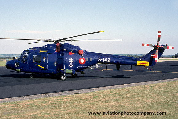 Danish Navy Esk 722 Westland Lynx Mk80 S-142 (1994)