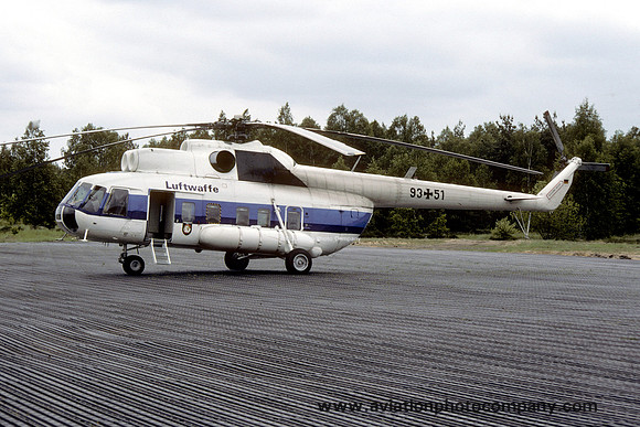 German Air Force FBS Mil Mi-8S 93+51 (1994)