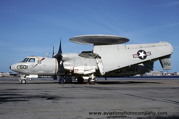 US Navy VAW-124 Grumman E-2C Hawkeye 161552/601 (1991)