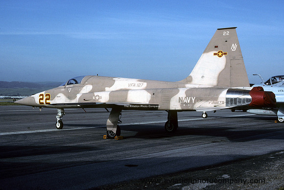 US Navy VFA-127 Northrop F-5E Tiger 730879/NJ-22 (1991)