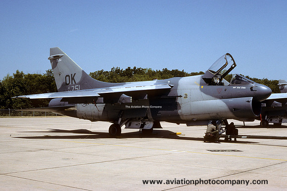 USAF Oklahoma ANG 125 TFS LTV A-7D Corsair 74-1751/OK (1991)