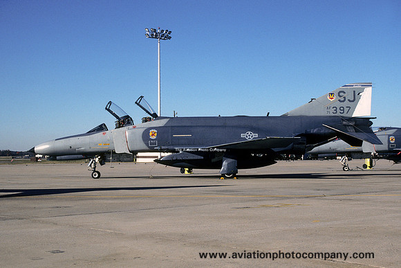 USAF 4 TFW 334 TSF McDonnell F-4E Phantom 71-0397/SJ (1990)