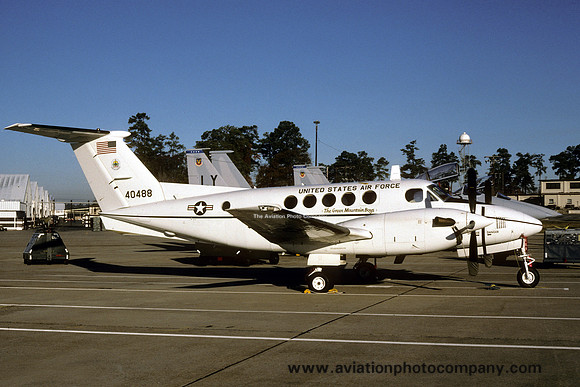 USAF Vermont ANG Beech C-12F Huron 84-0488 (1990)