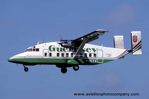 Guernsey Airlines Short SD-330-200 G-BITX (1987)