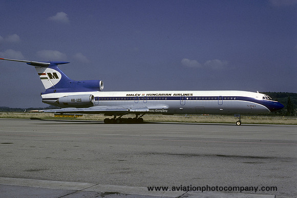 Malev Hungarian Airlines Tupolev Tu-154B HA-LCG (1987)