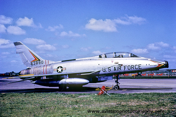 USAF 48th TFW North American F-100F Super Sabre 56-3890