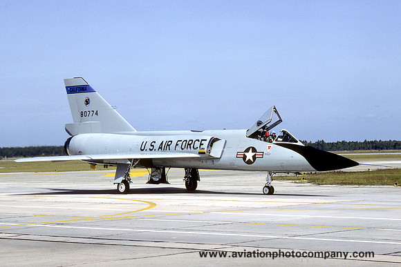 USAF California ANG 194 FIS Convair F-106A 58-0774 at Tyndall AFB (1982)