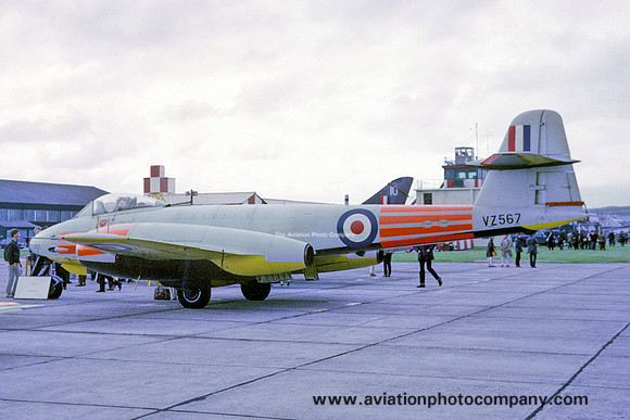 RAF 229 OCU Gloster Meteor F.8 VZ567