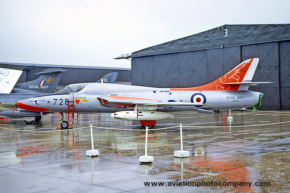Royal Navy ADS Hawker Hunter T.7 XF321/VL728 (1972)