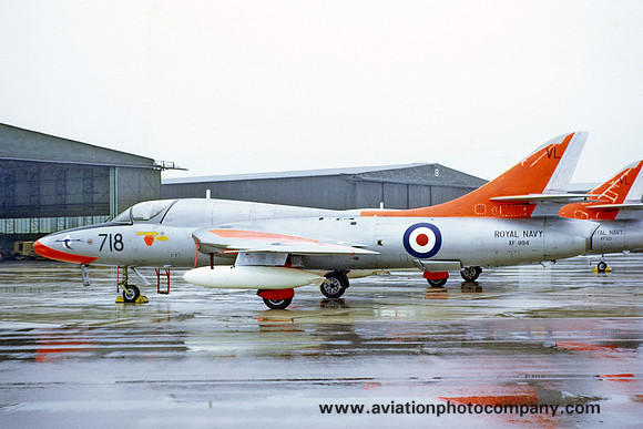 Royal Navy ADS Hawker Hunter T.8 XF994/VL718 (1972)