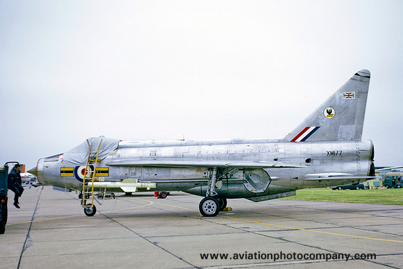 RAF Wattisham TFF English Electric Lightning F.1A XM177 (1971)