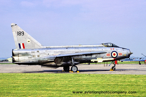 RAF 226 OCU 65 Squadron English Electric Lightning F.1A XM189 (1972)