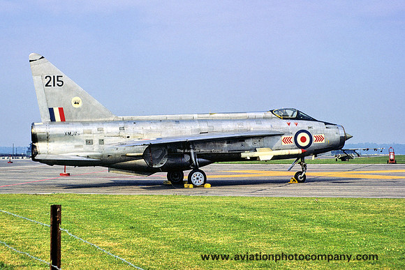 RAF 226 OCU 65 Squadron English Electric Lightning F.1A XM215 (1972)