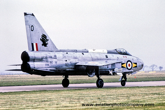 RAF 11 Squadron English Electric Lightning F.3 XP761/O (1973)