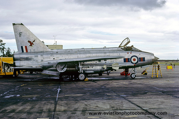 RAF 23 Squadron English Electric Lightning F.6 XR727/F (1972)