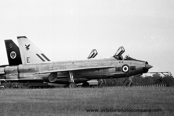 RAF 23 Squadron English Electric Lightning F.3 XP735/E (1965)