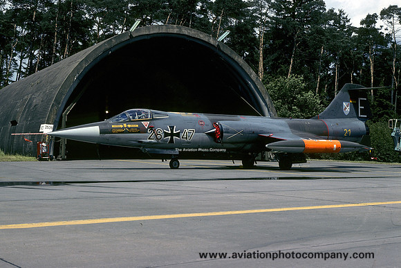 German Air Force JBG31 Lockheed F-104G Starfighter 26+47/E (1980)