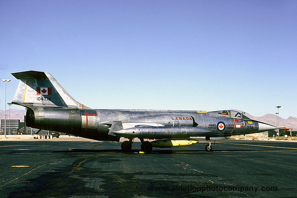 Canadian Air Force 417 Squadron Canadair CF-104 Starfighter 104774 (1980)