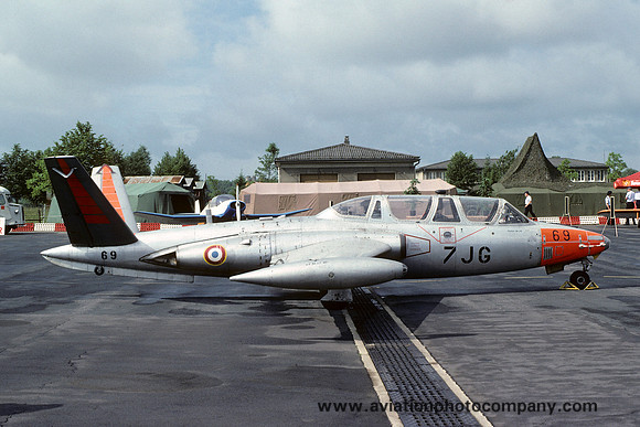 French Air Force SLVSV7 Fouga CM.170 Magister 69/7-JG (1980)